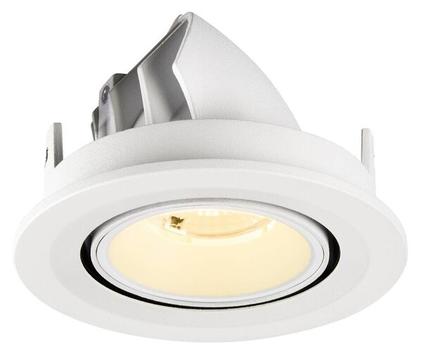 LA 1009410 NUMINOS® GIMBLE S Stropní vestavné svítidlo, 3000 K, 40°, IP20, kulaté, bílé - BIG WHITE (SLV)