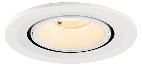 LA 1009392 NUMINOS® GIMBLE S Stropní vestavné svítidlo, 2700 K, 40°, IP20, kulaté, bílé - BIG WHITE (SLV)