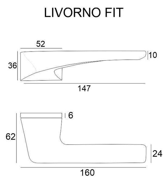 Klika Livorno Fit - chrom