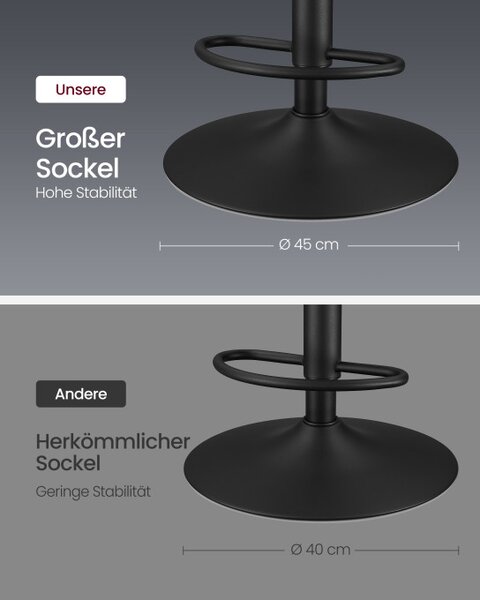Set dvou barových židlí LJB095B01