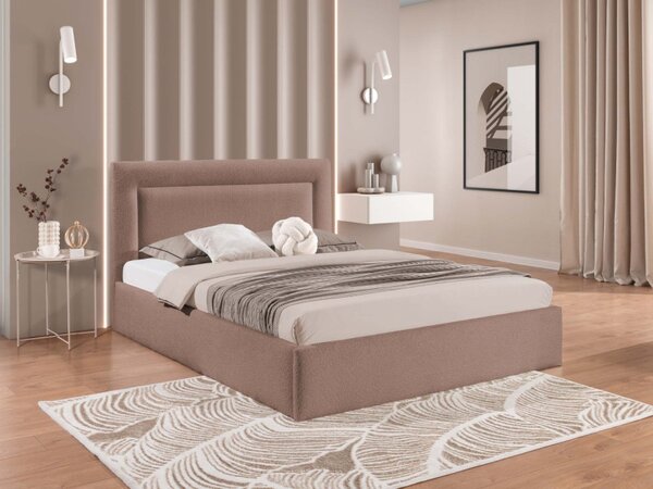 Čalouněná postel s úložným prostorem Enserio, Rozměr postele: 140x200, Barva:: Coral 80 5903211423055