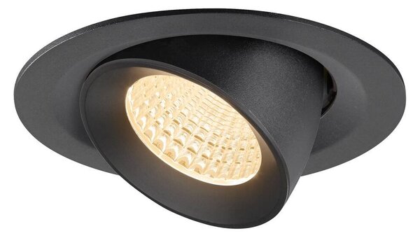 LA 1009547 NUMINOS® GIMBLE M Stropní vestavné svítidlo, 2700 K, 55°, černé - BIG WHITE (SLV)