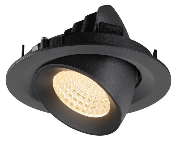 LA 1009547 NUMINOS® GIMBLE M Stropní vestavné svítidlo, 2700 K, 55°, černé - BIG WHITE (SLV)