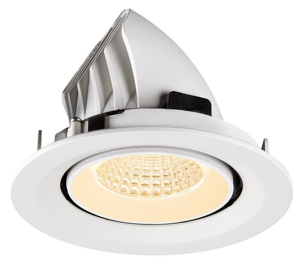 LA 1009557 NUMINOS® GIMBLE M Stropní vestavné svítidlo, 2700 K, 55°, bílé - BIG WHITE (SLV)