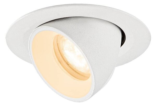 LA 1010042 NUMINOS® GIMBLE XS Stropní vestavné svítidlo, 2700 K, 55°, IP20, kulaté, bílé - BIG WHITE (SLV)