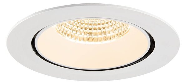 LA 1009880 NUMINOS® GIMBLE XL Stropní vestavné světlo, 2700 K, 55°, bílé - BIG WHITE (SLV)