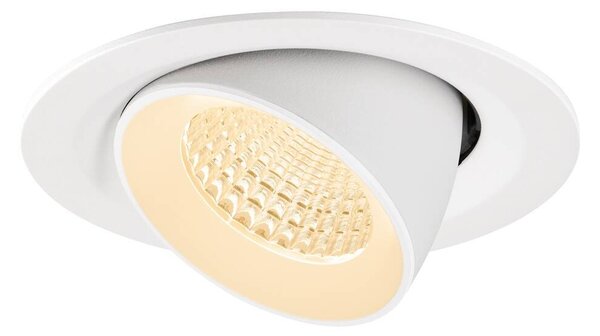 LA 1009557 NUMINOS® GIMBLE M Stropní vestavné svítidlo, 2700 K, 55°, bílé - BIG WHITE (SLV)