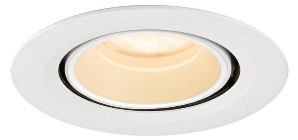 LA 1010042 NUMINOS® GIMBLE XS Stropní vestavné svítidlo, 2700 K, 55°, IP20, kulaté, bílé - BIG WHITE (SLV)