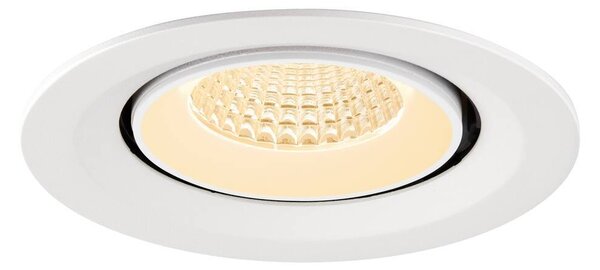 LA 1009557 NUMINOS® GIMBLE M Stropní vestavné svítidlo, 2700 K, 55°, bílé - BIG WHITE (SLV)