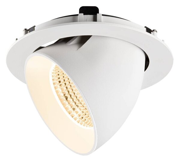 LA 1009880 NUMINOS® GIMBLE XL Stropní vestavné světlo, 2700 K, 55°, bílé - BIG WHITE (SLV)