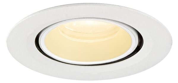 LA 1010054 NUMINOS® GIMBLE XS Stropní vestavné svítidlo, 3000 K, 20°, IP20, kulaté, bílé - BIG WHITE (SLV)
