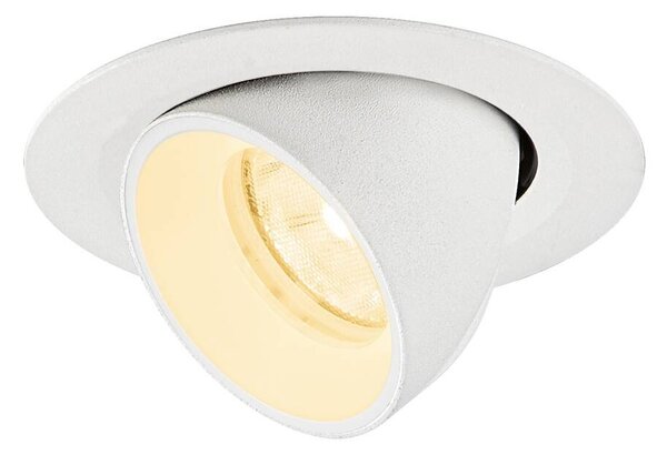 LA 1010054 NUMINOS® GIMBLE XS Stropní vestavné svítidlo, 3000 K, 20°, IP20, kulaté, bílé - BIG WHITE (SLV)