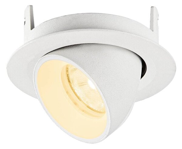 LA 1010054 NUMINOS® GIMBLE XS Stropní vestavné svítidlo, 3000 K, 20°, IP20, kulaté, bílé - BIG WHITE (SLV)
