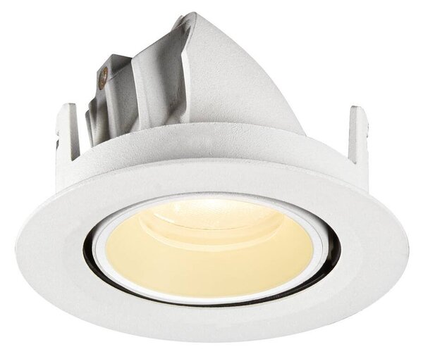 LA 1010054 NUMINOS® GIMBLE XS Stropní vestavné svítidlo, 3000 K, 20°, IP20, kulaté, bílé - BIG WHITE (SLV)