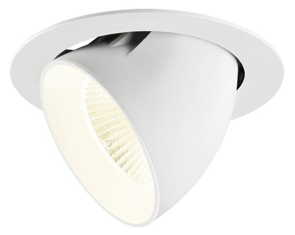 LA 1009913 NUMINOS® GIMBLE XL Stropní vestavné svítidlo, 4000 K, 40°, bílá - BIG WHITE (SLV)