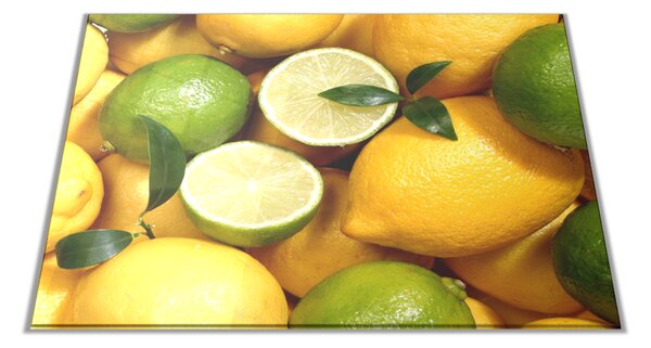 Skleněné prkénko citron limetka - 30x20cm