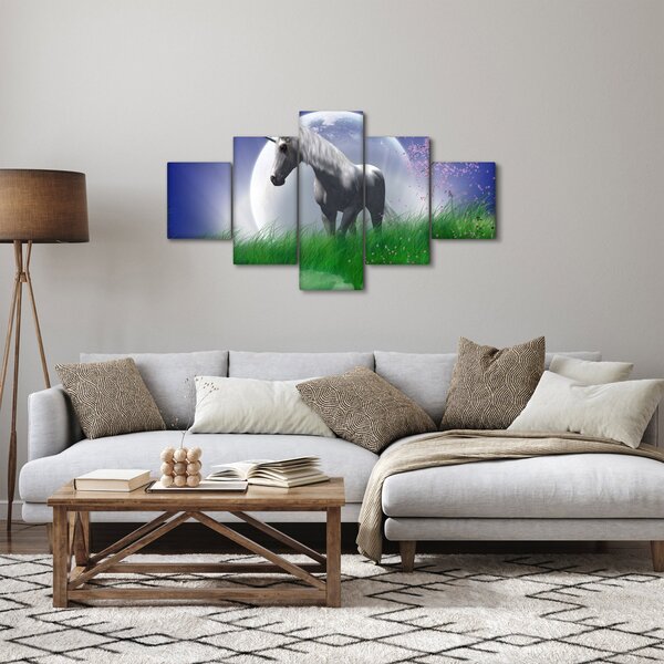 Obraz jednorožce (125x70 cm)