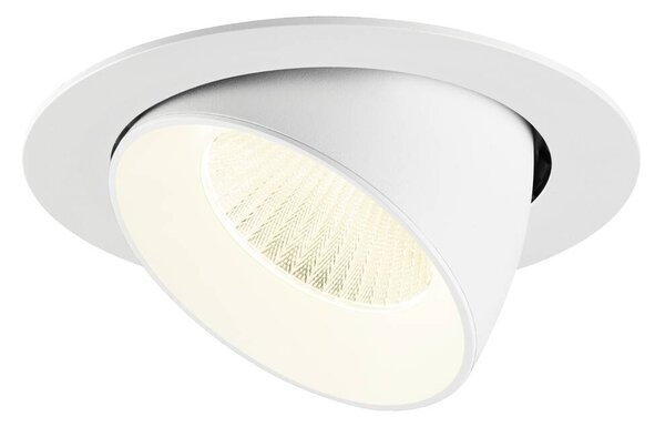 LA 1009913 NUMINOS® GIMBLE XL Stropní vestavné svítidlo, 4000 K, 40°, bílá - BIG WHITE (SLV)
