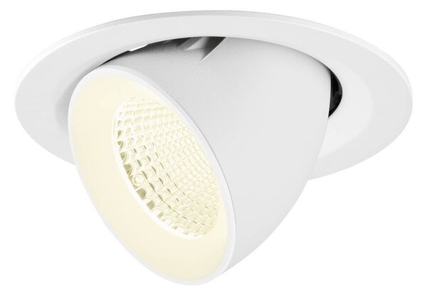 LA 1009590 NUMINOS® GIMBLE M Stropní vestavné svítidlo, 4000 K, 40°, bílá - BIG WHITE (SLV)