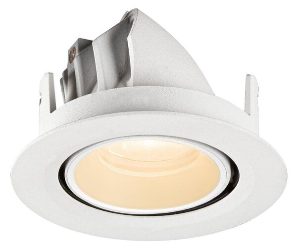 LA 1010036 NUMINOS® GIMBLE XS Stropní vestavné svítidlo, 2700 K, 20°, IP20, kulaté, bílá - BIG WHITE (SLV)