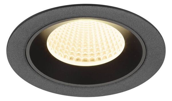 LA 1009616 NUMINOS® M Stropní vestavné svítidlo, 3000 K, 40°, IP20, kulaté, černé - BIG WHITE (SLV)