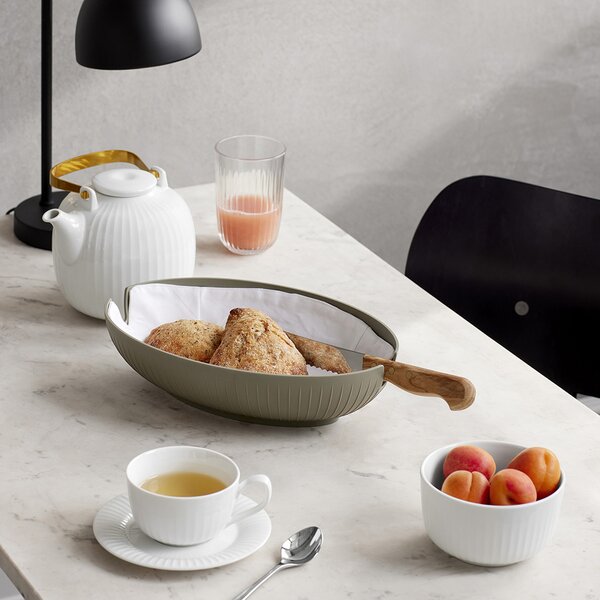 Kähler Design Porcelánový šálek s podšálkem Hammershøi - 250 ml KD494