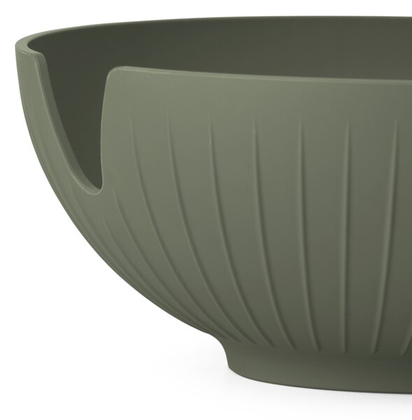 Kähler Design Ošatka na pečivo Hammershøi - Olive Green KD466
