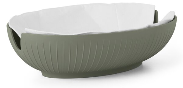 Kähler Design Ošatka na pečivo Hammershøi - Olive Green KD466