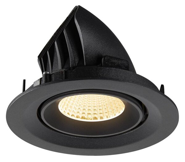 LA 1009562 NUMINOS® GIMBLE M Stropní vestavné svítidlo, 3000 K, 40°, černé - BIG WHITE (SLV)