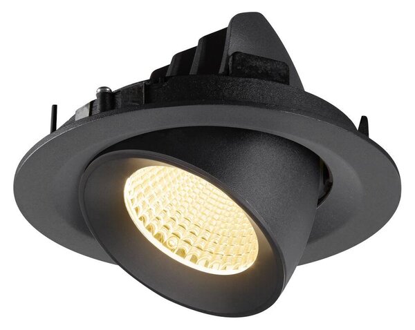 LA 1009562 NUMINOS® GIMBLE M Stropní vestavné svítidlo, 3000 K, 40°, černé - BIG WHITE (SLV)