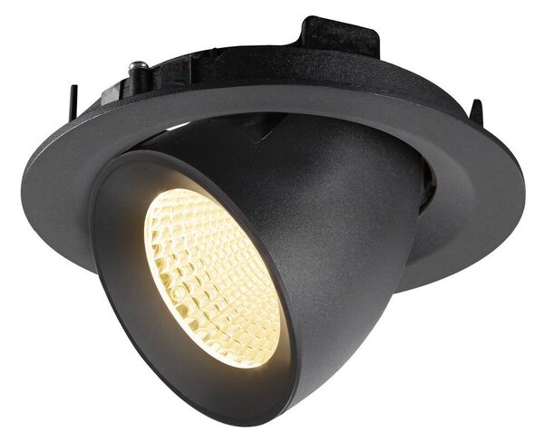 LA 1009562 NUMINOS® GIMBLE M Stropní vestavné svítidlo, 3000 K, 40°, černé - BIG WHITE (SLV)