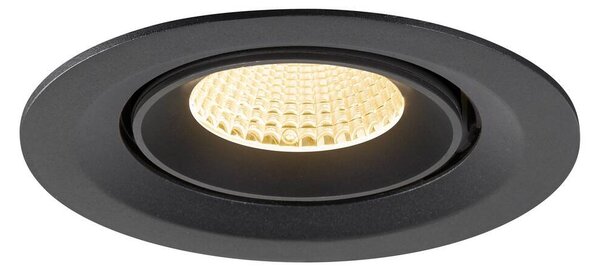 LA 1009562 NUMINOS® GIMBLE M Stropní vestavné svítidlo, 3000 K, 40°, černé - BIG WHITE (SLV)