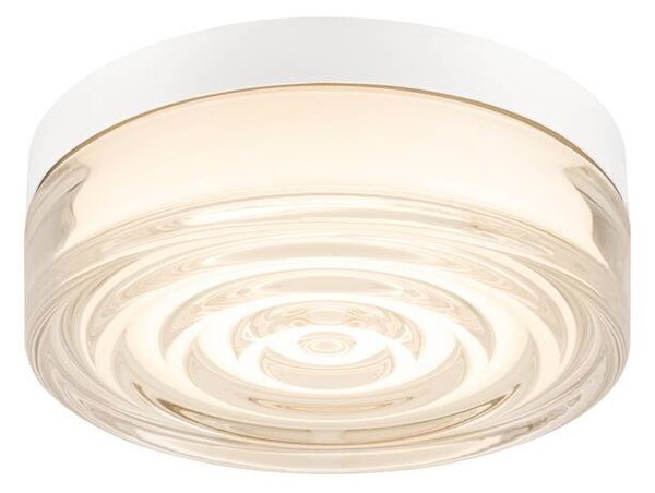 LA 1010211 CYFT WAVE XL Přisazené nástěnné a stropní svítidlo, 2700/3000/4000 K, 15 W, PHASE, 105°, IP65 černá / čirá - BIG WHITE (SLV)