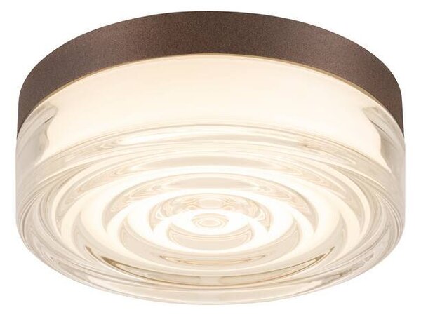 LA 1010211 CYFT WAVE XL Přisazené nástěnné a stropní svítidlo, 2700/3000/4000 K, 15 W, PHASE, 105°, IP65 černá / čirá - BIG WHITE (SLV)