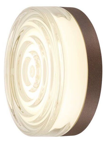 LA 1010211 CYFT WAVE XL Přisazené nástěnné a stropní svítidlo, 2700/3000/4000 K, 15 W, PHASE, 105°, IP65 černá / čirá - BIG WHITE (SLV)