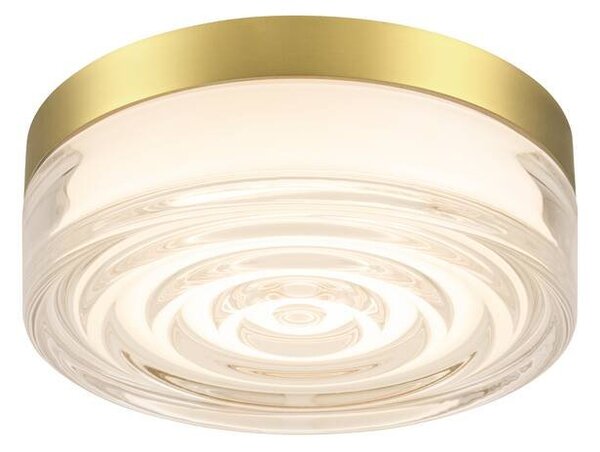 LA 1010211 CYFT WAVE XL Přisazené nástěnné a stropní svítidlo, 2700/3000/4000 K, 15 W, PHASE, 105°, IP65 černá / čirá - BIG WHITE (SLV)