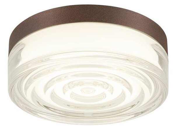 LA 1010211 CYFT WAVE XL Přisazené nástěnné a stropní svítidlo, 2700/3000/4000 K, 15 W, PHASE, 105°, IP65 černá / čirá - BIG WHITE (SLV)