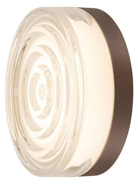 LA 1010211 CYFT WAVE XL Přisazené nástěnné a stropní svítidlo, 2700/3000/4000 K, 15 W, PHASE, 105°, IP65 černá / čirá - BIG WHITE (SLV)