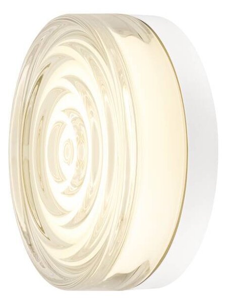 LA 1010211 CYFT WAVE XL Přisazené nástěnné a stropní svítidlo, 2700/3000/4000 K, 15 W, PHASE, 105°, IP65 černá / čirá - BIG WHITE (SLV)
