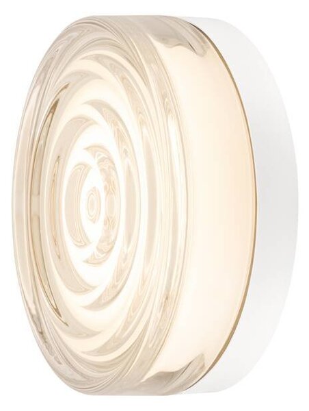 LA 1010211 CYFT WAVE XL Přisazené nástěnné a stropní svítidlo, 2700/3000/4000 K, 15 W, PHASE, 105°, IP65 černá / čirá - BIG WHITE (SLV)