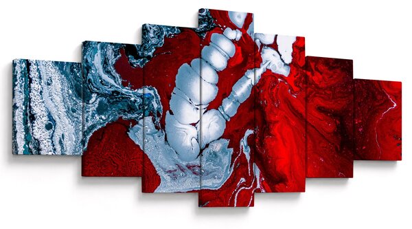 Obraz abstraktních skvrn (210x100 cm)