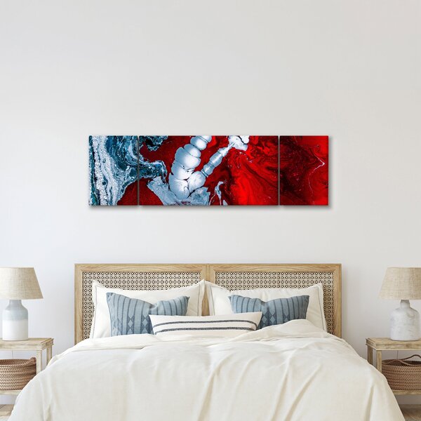Obraz abstraktních skvrn (170x50 cm)