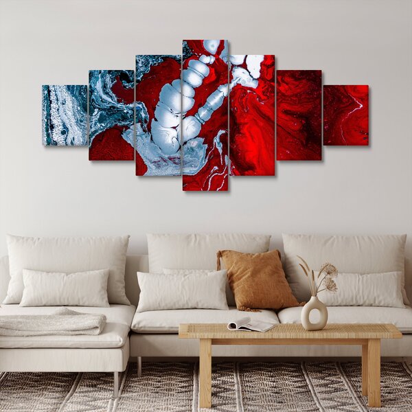 Obraz abstraktních skvrn (210x100 cm)