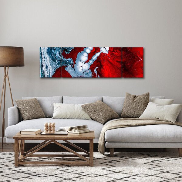 Obraz abstraktních skvrn (170x50 cm)