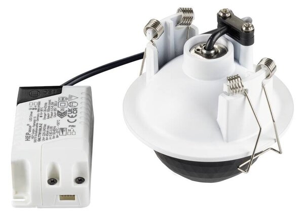 LA 1010354 DYSKO Stropní vestavné svítidlo, kulaté, PHASE, 2700K, 6. 4 W, 36°, bílá / černá - BIG WHITE (SLV)
