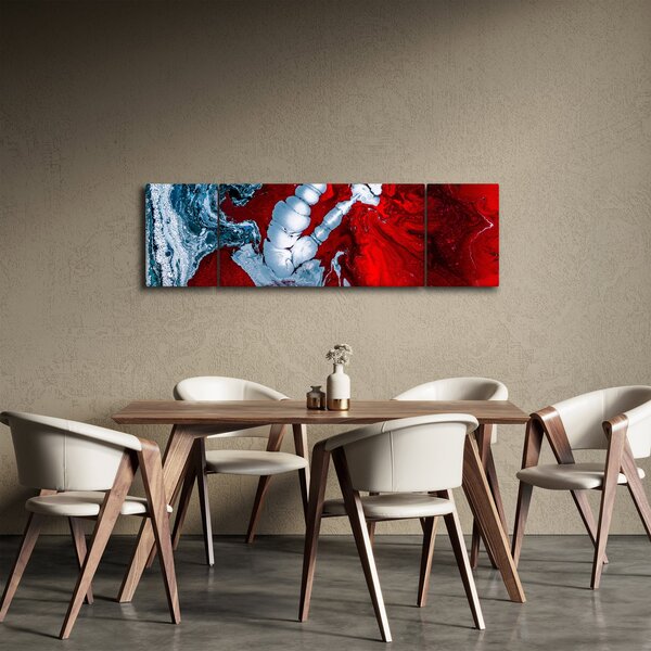 Obraz abstraktních skvrn (170x50 cm)