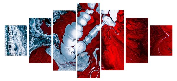 Obraz abstraktních skvrn (210x100 cm)