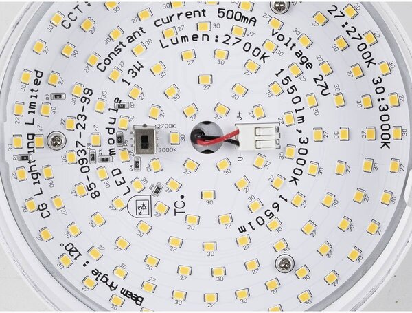 LA 1009017 GRIP! FLAT 48V Spot svítidlo, DALI, kulaté, 2700/3000 K, 14, 5 W, bílé / černé - BIG WHITE (SLV)