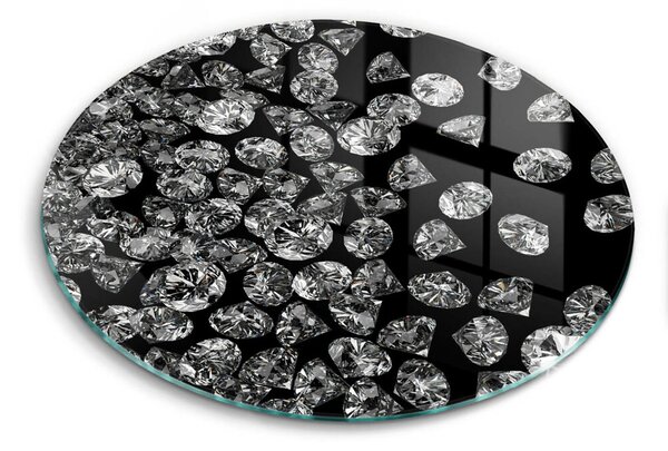 Skleněná deska do kuchyně Diamanty diamanty