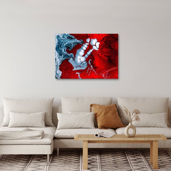 Obraz abstraktních skvrn (70x50 cm)